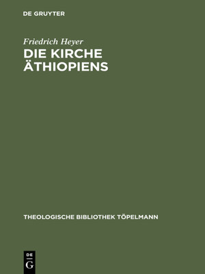 cover image of Die Kirche Äthiopiens